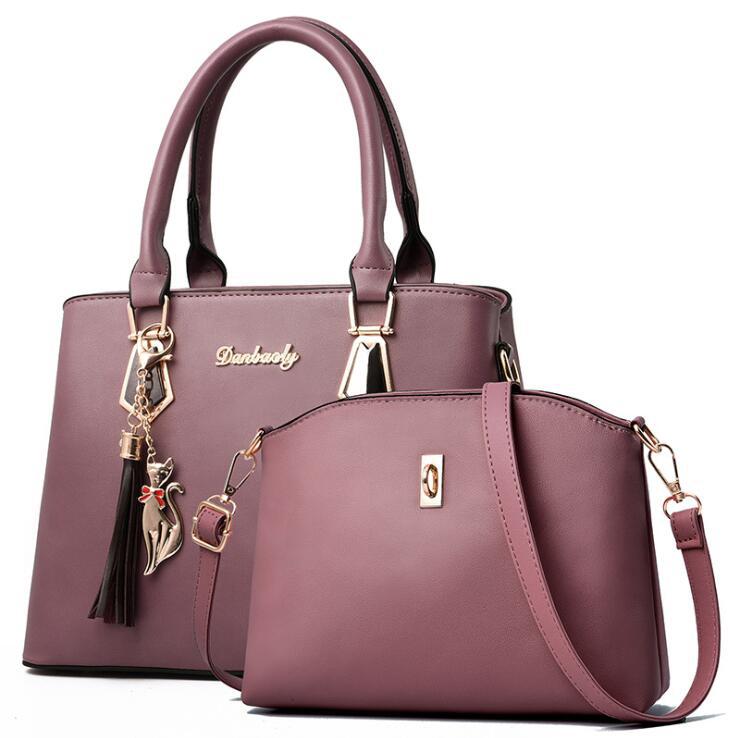 Cross-border best-selling mother and child bags, women's bags 2024 new style fashionable handbags, versatile women's single-shoulder crossbody large bags wholesale Specification drawing