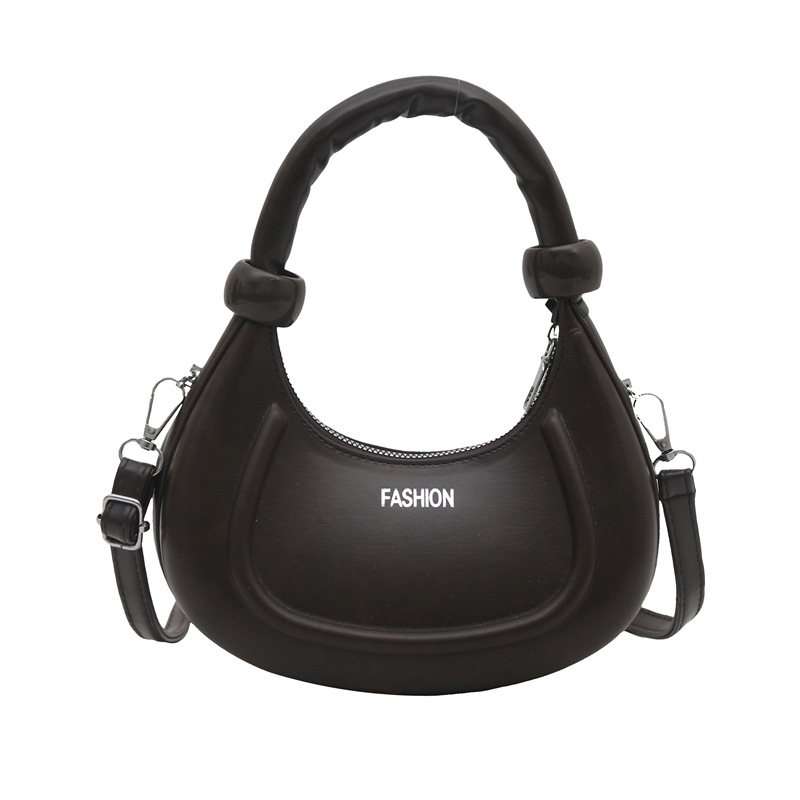 Niche design bags for women 2025 New trendy and versatile crossbody bag, women's commuter single-shoulder bag, women's hand-held crescent-shaped bag Item Picture