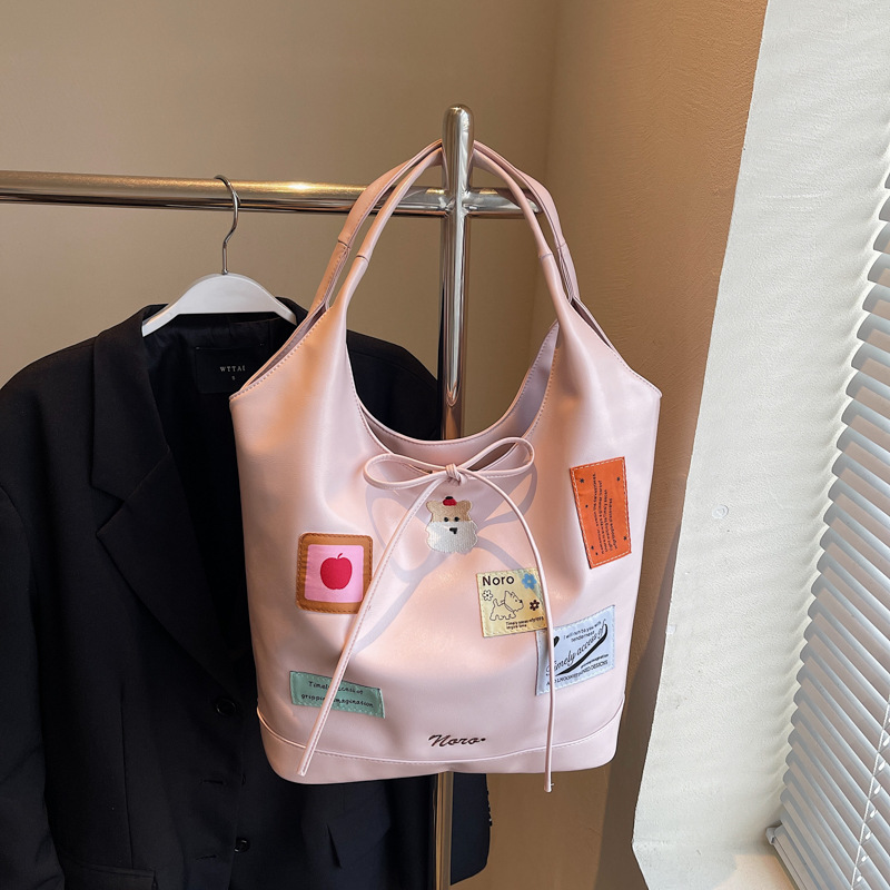 Fashionable, casual, versatile, large-capacity backpack for women 2025, new stylish single-shoulder bag, simple hand-held tote bag Specification drawing