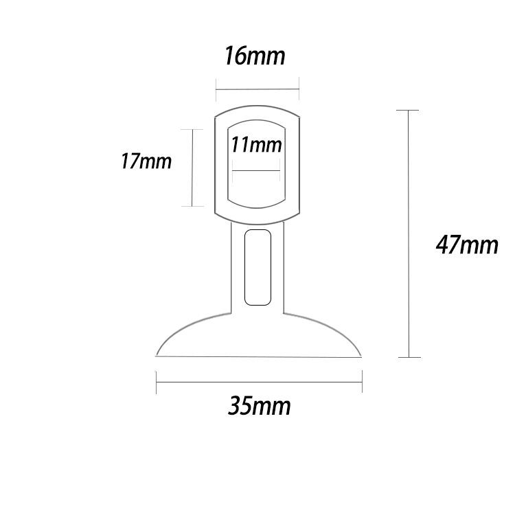 Non-perforated silicone door stop anti-collision handle door pad anti-collision rubber pad door stop Item Picture