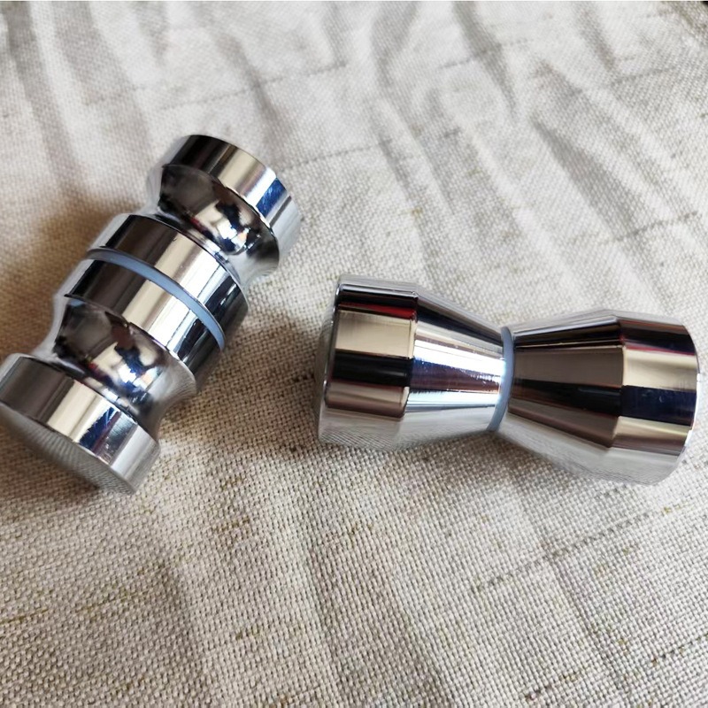 Glass door pairs, sliding door handles, shower room partition door handles, solid aluminum alloy sliding door handles details Picture