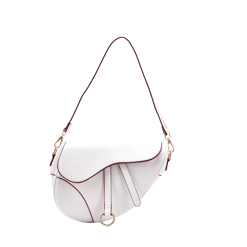 Cross-border retro bag for women 2025 Spring Trend Korean style fashion crossbody bag, simple internet-famous saddle bag, Internet red envelope Item Picture