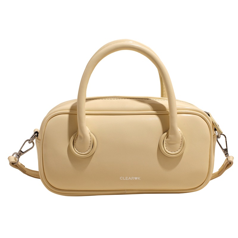 Cross-border high-end quality trendy hand-held bowling bag for women 2025 New Korean style fashionable and niche single-shoulder crossbody bag Item Picture