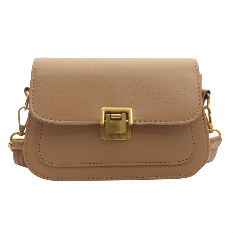 The 2024 stylish and simple crossbody bag for elegant ladies, a retro and stylish single-shoulder small square bag for cross-border use Item Picture