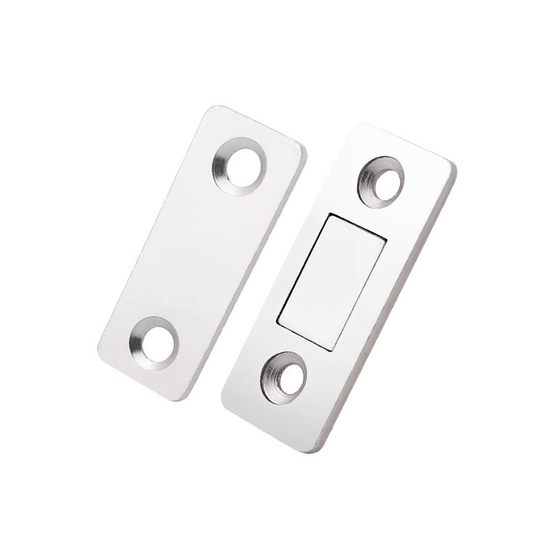 Ultra-thin magnetic patch, no need for drilling, invisible door stop, cabinet door, sliding door, universal door stop, double magnetic strong magnetic lock, magnetic touch Item Picture