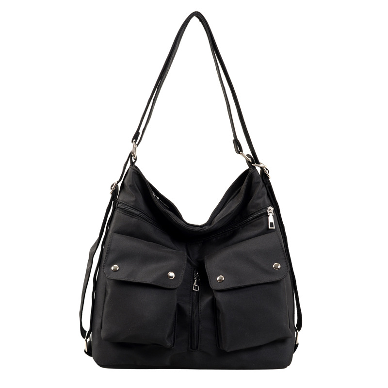 This is a new lightweight and casual single-shoulder bag with a large capacity of water-resistant nylon fabric. It is a simple, fashionable and versatile crossbody bag for women Item Picture