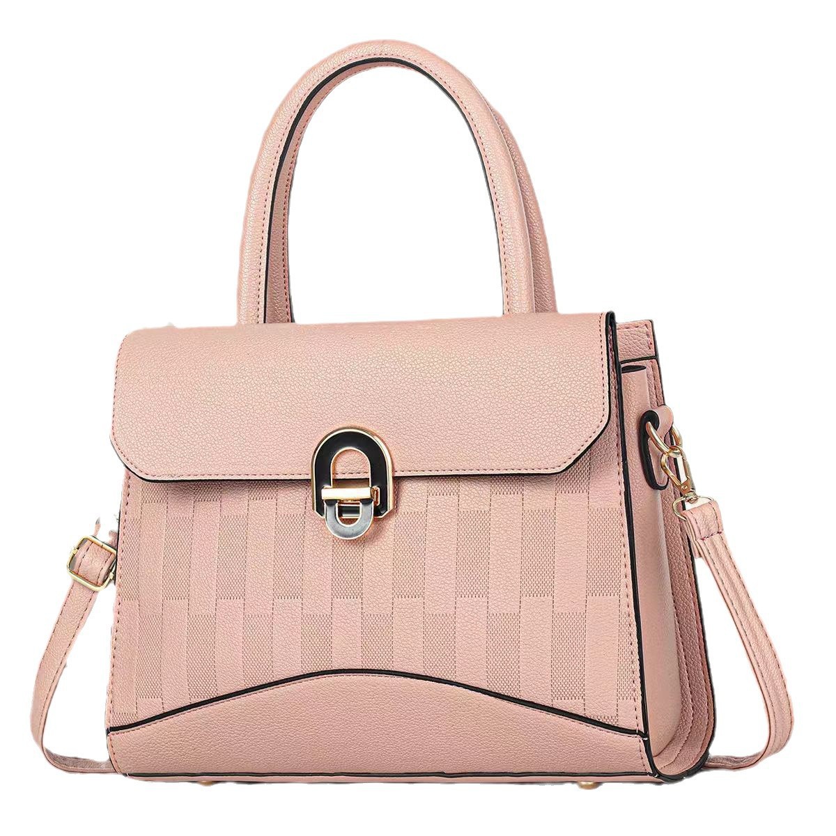 New cross-border multi-layer high-appearancelevel lightweight crossbody bag, checkered patchwork handbag, large-capacity patchwork women's bag trend Item Picture
