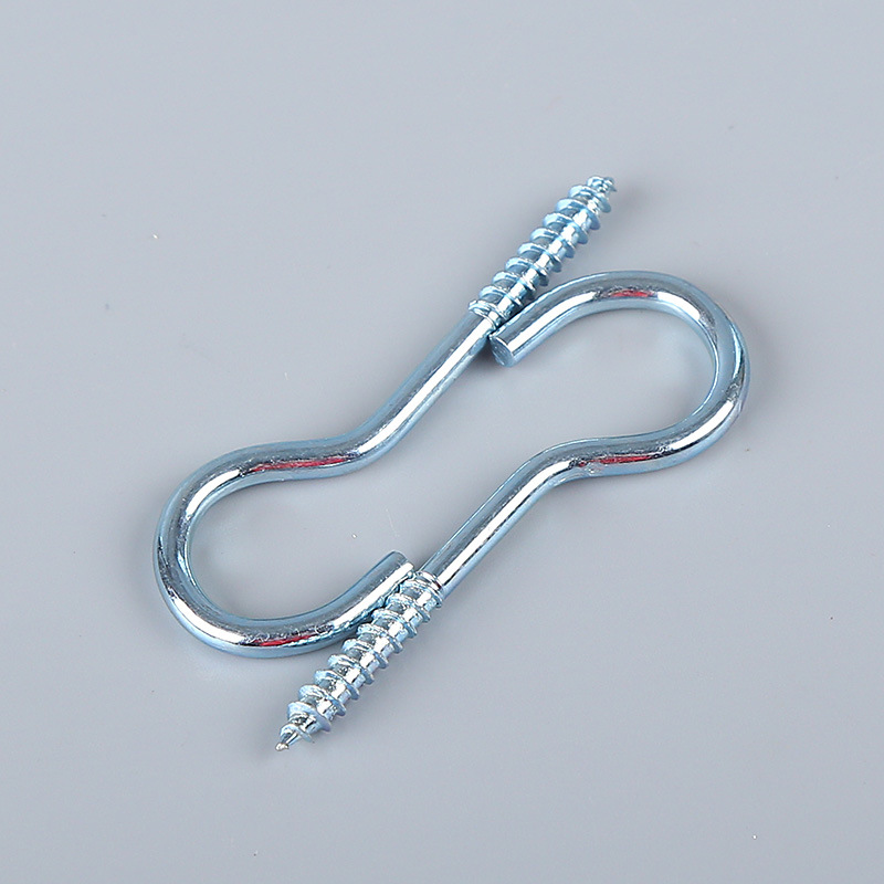 Galvanized sheepeye screws, sheepeye hooks, question mark hooks, screw hooks, hanging hooks, stainless steel lamp hooks, hat hooks, sheepeye nails Specification drawing