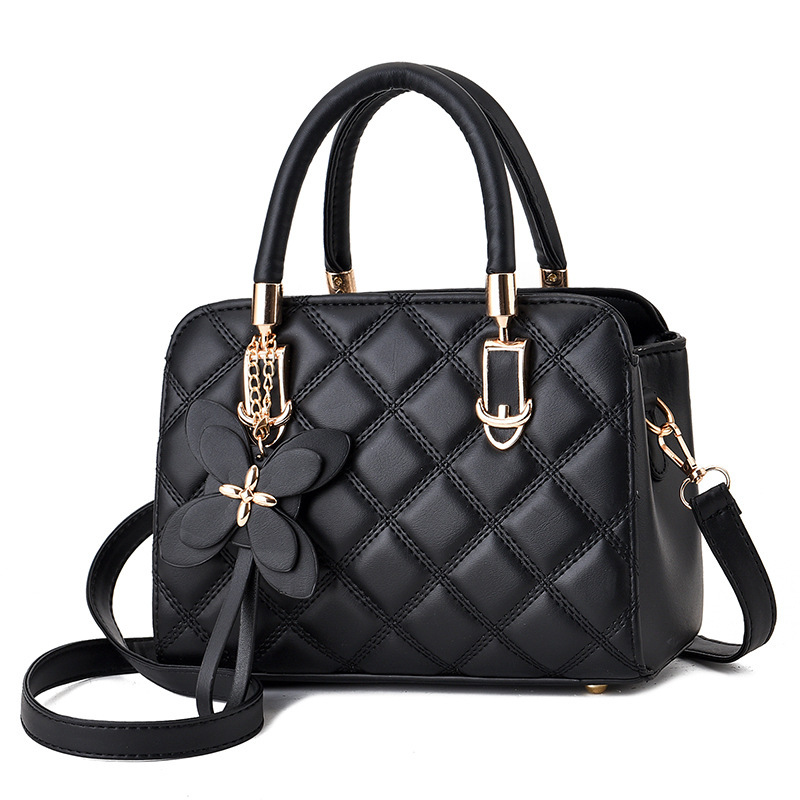 2022 New trendy women's bags for foreign trade: Women's diamond-shaped embroidered thread handbag and women's small chanel-style single-shoulder crossbody bag Item Picture