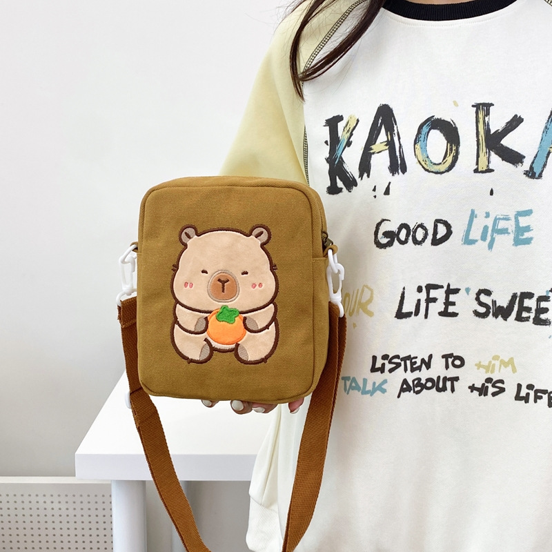New cartoon children's crossbody bag, casual children's mini chest bag, versatile change key bag for girls, cross-border wholesale details Picture