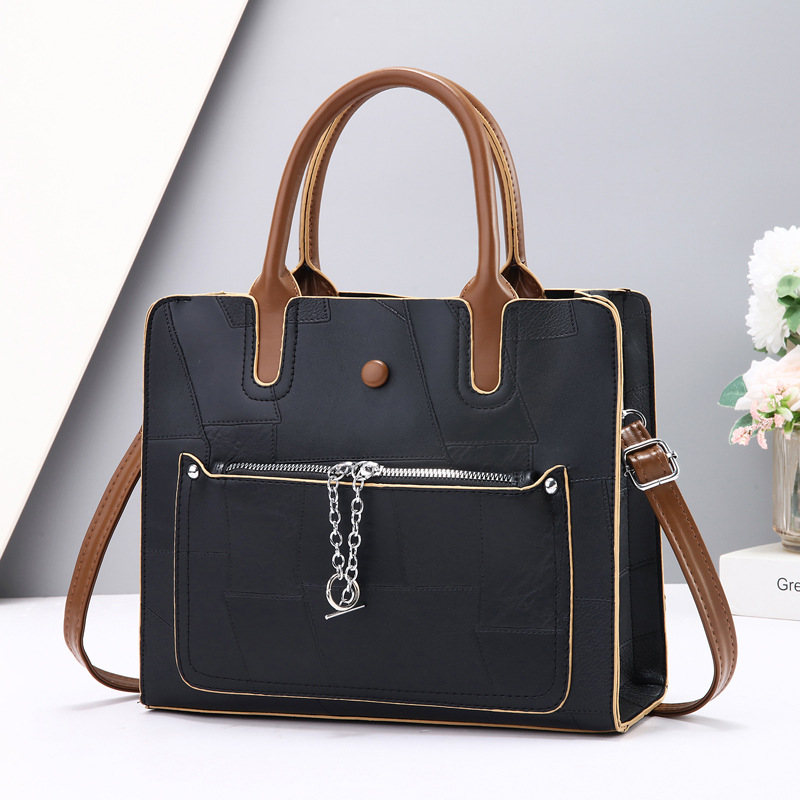 New large-capacity women's bags for foreign trade in 2025, new popular women's single-shoulder bags, crossbody bags, hand-held tote bags full figure