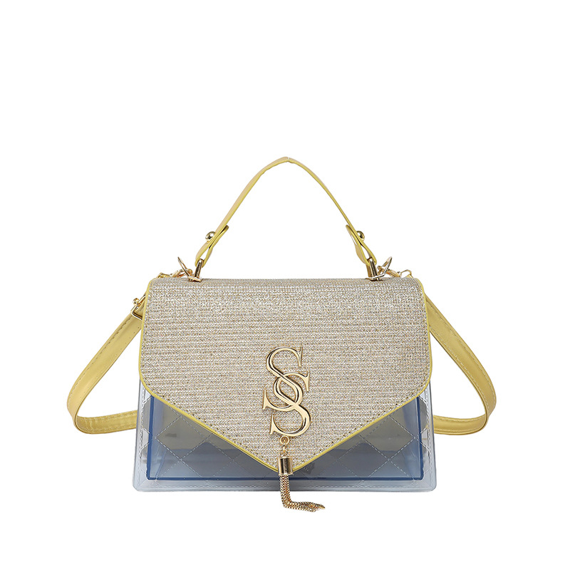 The 2025 summer new small square bag is a fashionable and trendy women's handbag with simple and versatile letters. It is a single-shoulder crossbody bag Item Picture