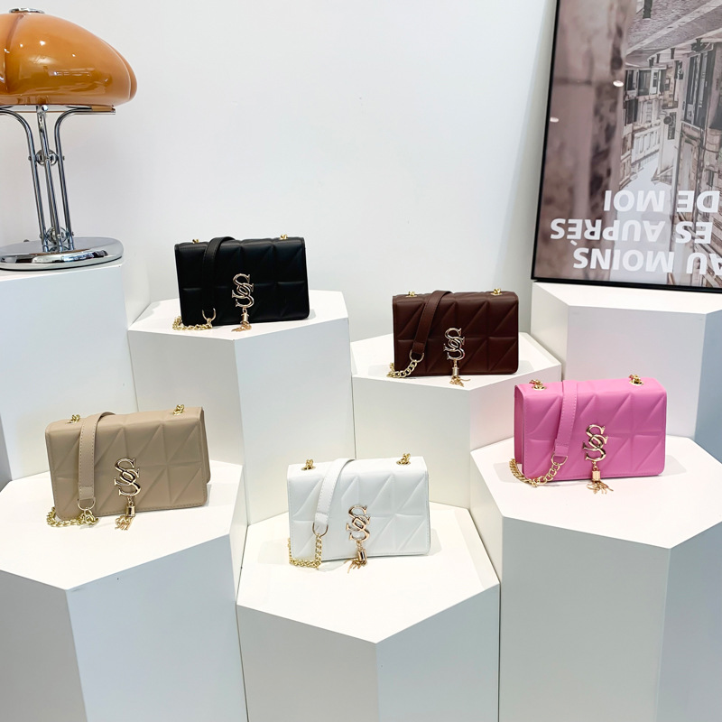 The new women's 2024 high-end fringed crossbody bag for autumn and winter is a stylish single-shoulder chain bag for commuting Application Scenario