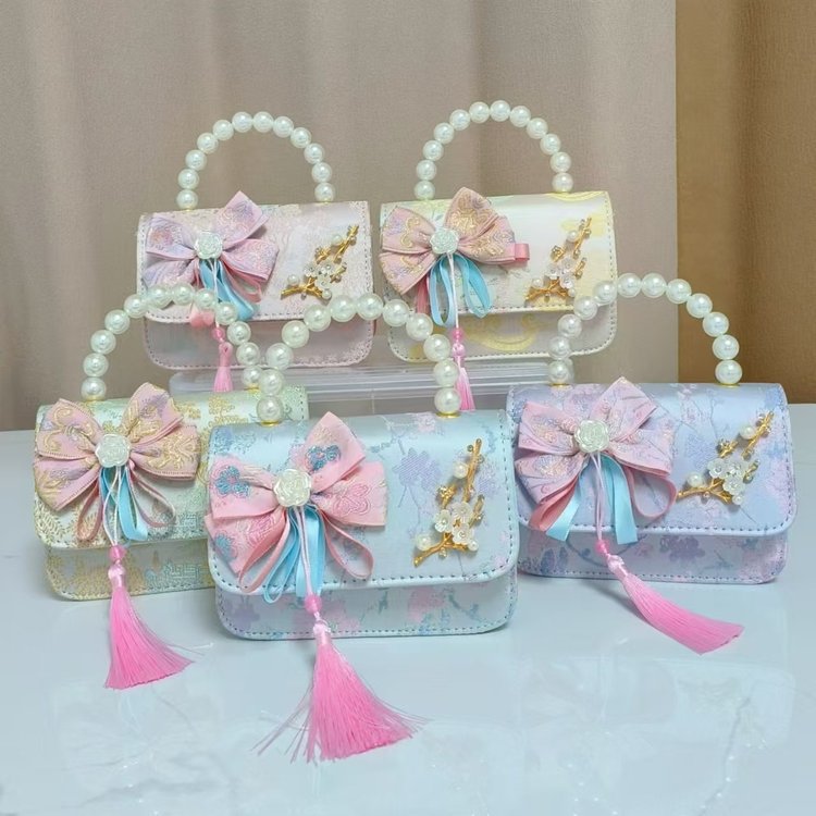 Children's bag, Ice Princess Girls' handbag, Korean version backpack, Aisha Princess, cute single-shoulder crossbody bag details Picture