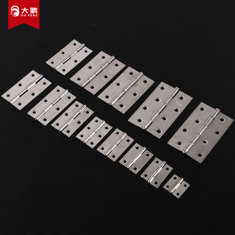 Stainless steel hinges, cabinet door hinges, luggage, wooden boxes, furniture, blinds, pet cages, accessories, hinged small hinges details Picture