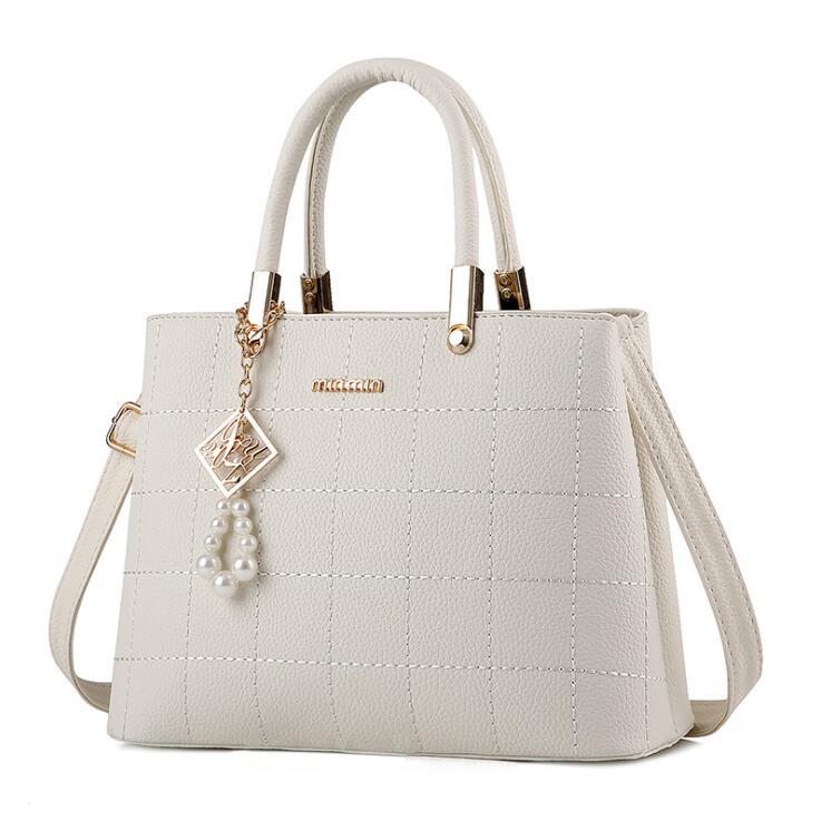 Cross-border best-selling bags 2022 New style Chao embroidery thread handbag, simple women's bag, crossbody single-shoulder bag, fashionable pu women's bag details Picture