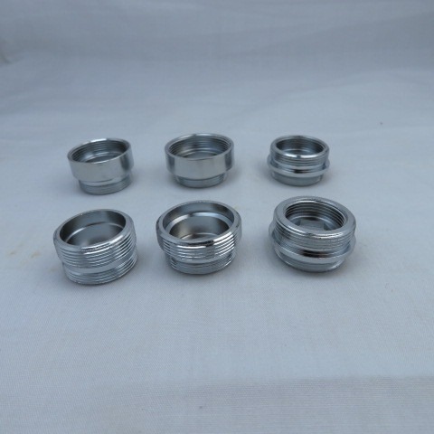 Faucet aerator adapter 23/24/25 internal and external thread fine thread conversion 22MM variable diameter non-standard interface Specification drawing