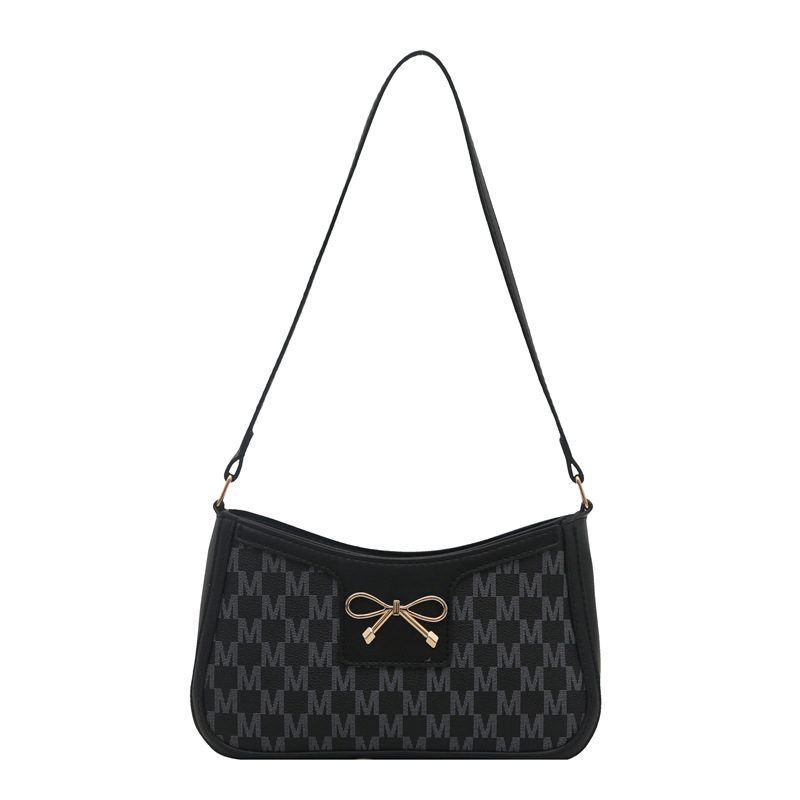 Korean-style stylish bow bag for women, new summer 2025, stylish commuting underarm single-shoulder bag for women Item Picture