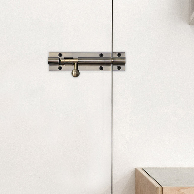 Thickened European antique copper latch, retro door and window latch, golden door bolt, door latch, bathroom door alloy exposed latch Application Scenario