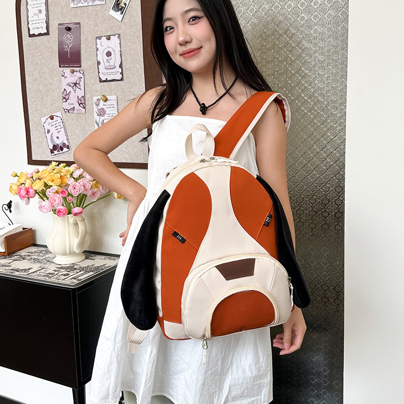 Cartoon Puppy Children's Backpack 2024 New Cross-border Trade Boys' and Girls' children's backpack Large Capacity Casual small backpack Specification drawing