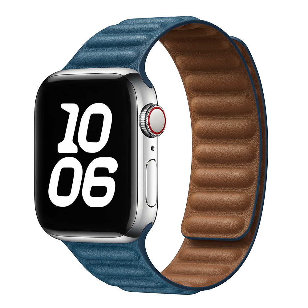 This is suitable for the apple s10 wristwatch with a leather strap. apple iwatch456789 chain-type magnetic se movement full figure