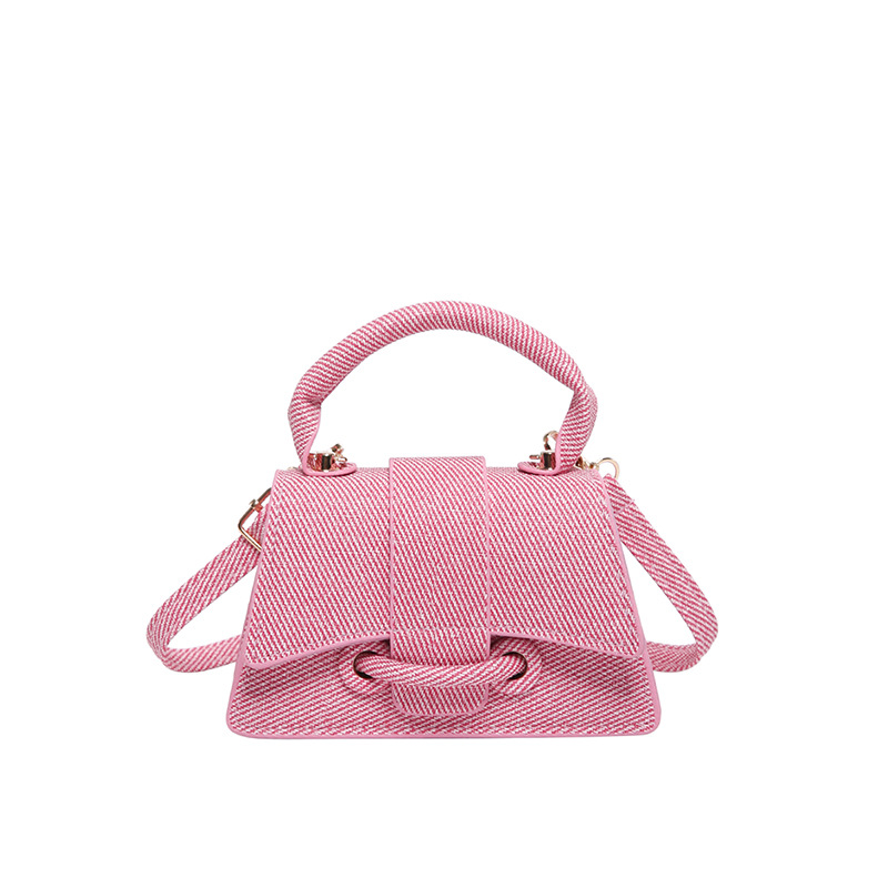 This year's popular fashion mini handbags for the 2024 autumn/winter season: solid-colored single-shoulder crossbody bag, small square bag for women Item Picture