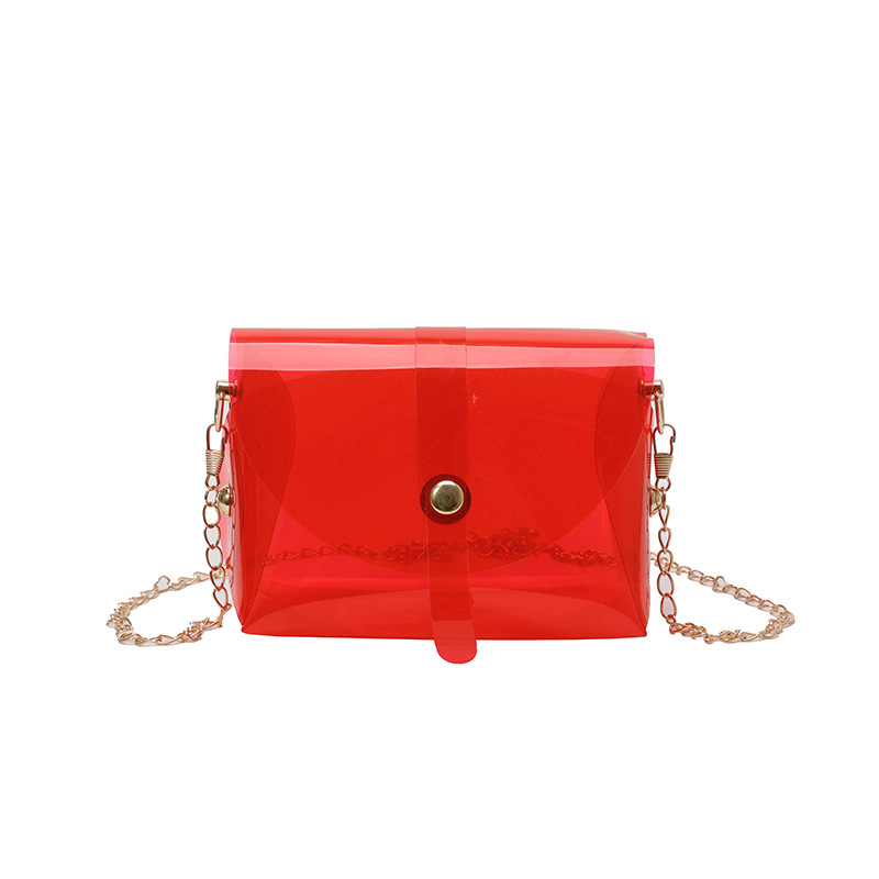 Summer niche solid-color underarm bag, fashionable transparent single-shoulder small bag, women's 2025 new popular crossbody bag Item Picture