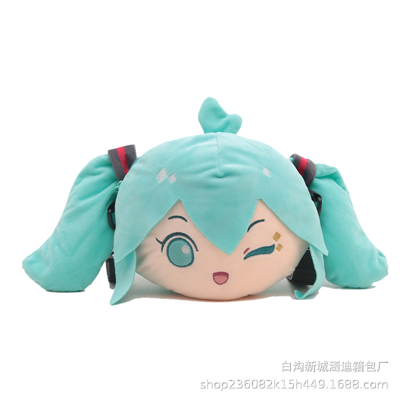 New cartoon Hatsune Miku Anniversary cute doll crossbody bag Spring Flower Language single-shoulder Series 2D toys Item Picture