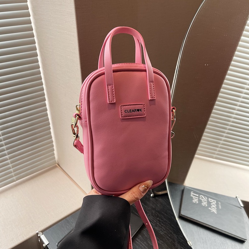 High-end and simple mobile phone bag for women 2025, fashionable and stylish hand-held shoulder bag, outdoor travel small bag, crossbody bag details Picture