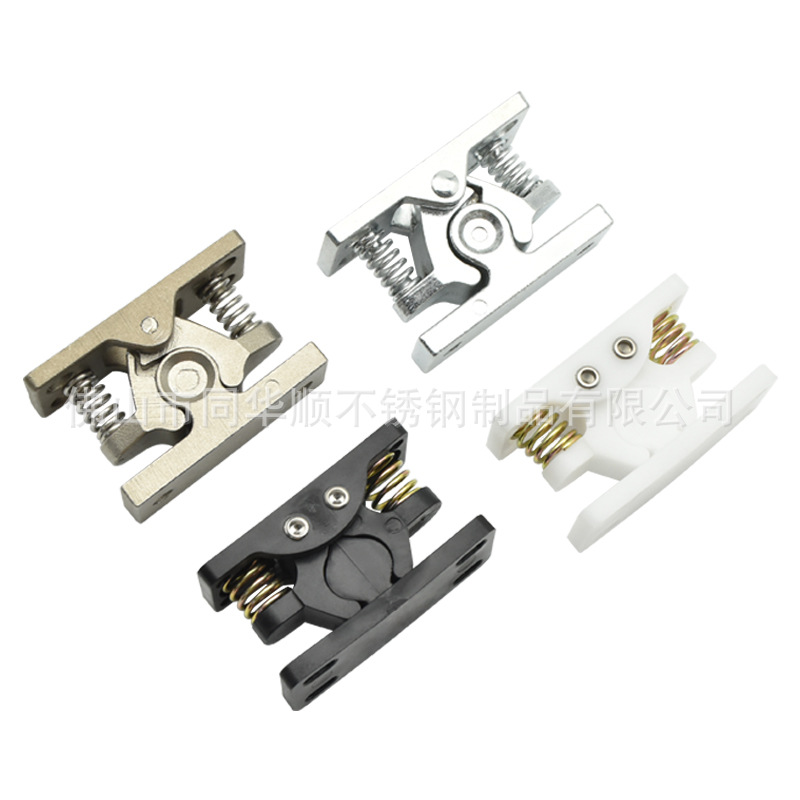 Heavy-duty door stop lock with heavy metal door frame C9301-5115, featuring zinc alloy large shock ball spring snap Item Picture
