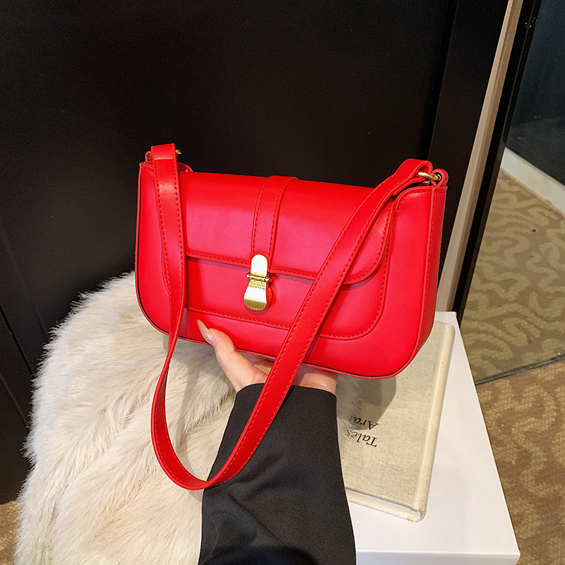 2025 New single-shoulder niche design fashionable women's bag, high-quality commuting handbag, crossbody bag, elegant small bag Specification drawing