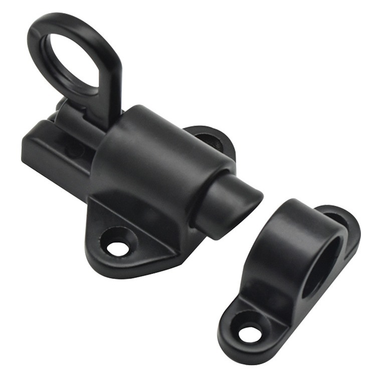 Aircraft latch lock, solid aluminum alloy spring automatic bolt, sliding door and window self-closing, casement window lock, wooden door bolt Item Picture