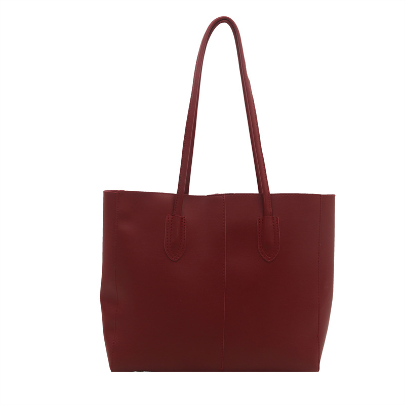 Retro Tote bag for women, 2025 new trendy and fashionable Korean commuter bag, versatile ins large-capacity single-shoulder bag Item Picture