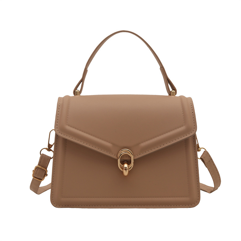 A new solid-color ladies' fresh, large-capacity, summer-quality, single-shoulder, crossbody and hand-carry small square bag from 2025 Item Picture