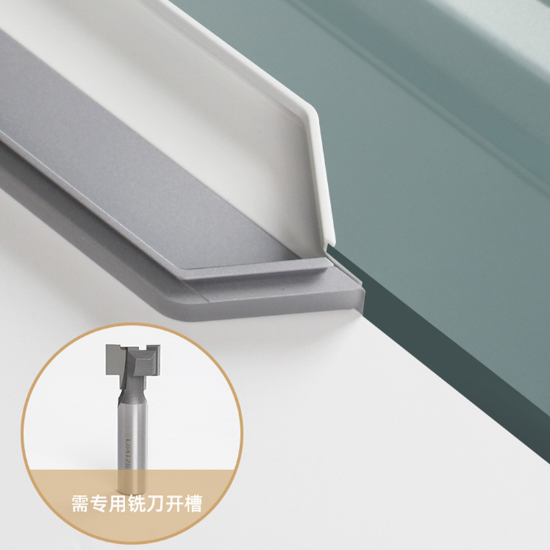 In-stock cabinet door handles, concealed built-in wardrobes, slotted handles, aluminum alloy horn handles, drawer aluminum handles Application Scenario