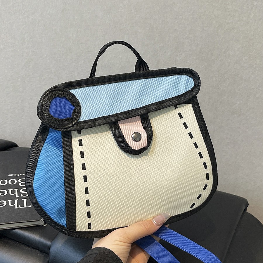 Orange cake bag Anime 2025 Fashionable women's single-shoulder bag mini crossbody bag, new 2D style Application Scenario