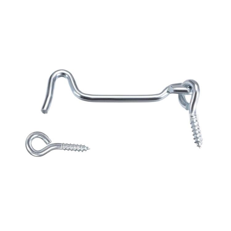 Iron galvanized window hook, wind hook, old-fashioned windproof hook, wind hook, car cabin hook, sheep eye ring hook, hook question mark curved hook, opening Item Picture