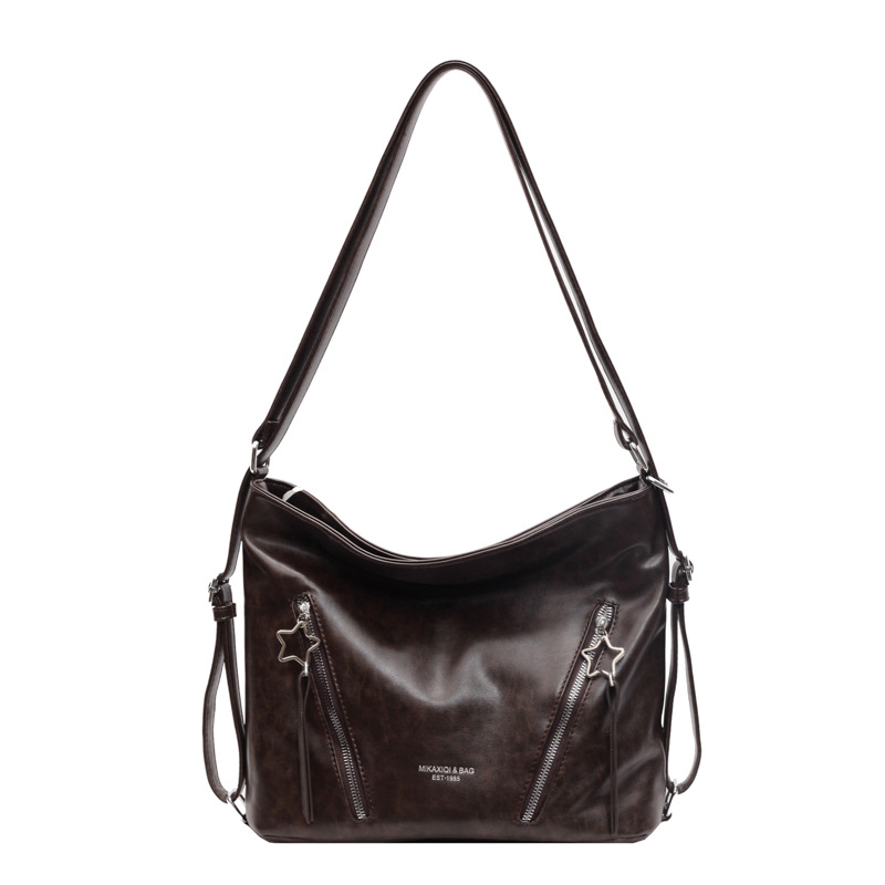 A new Korean version of a niche backpack for women in 2024, featuring a trendy and fashionable large-capacity single-shoulder bag and a high-end commuter tote bag Item Picture