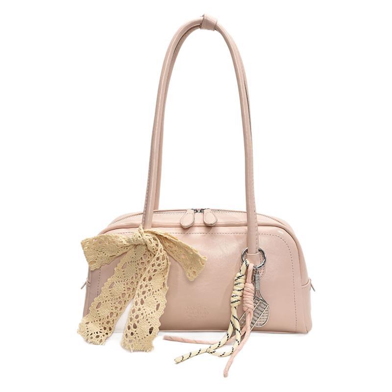 A niche, stylish single-shoulder, underarm bag for women 2025, new large-capacity commuter hand-held bowling bag Item Picture