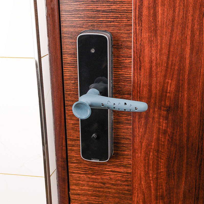 Thin door handle gloves with suction cups, rear anti-collision door handle anti-collision pads, silent silicone pads, handle anti-collision pads details Picture