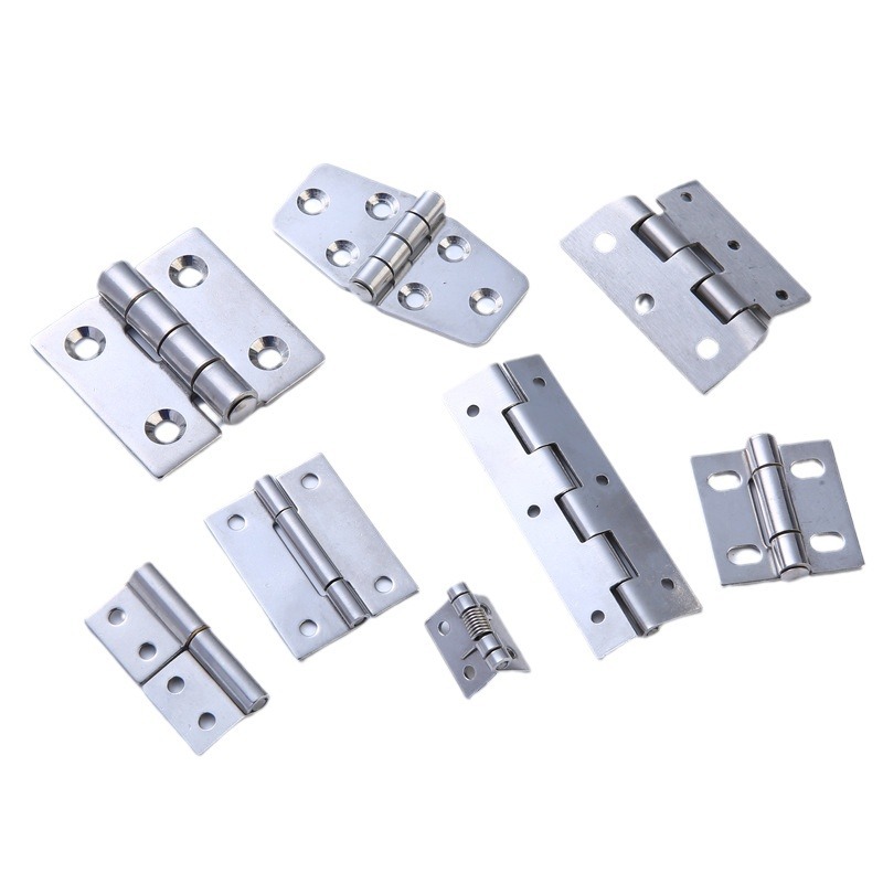 Factory wholesale 304 stainless steel detachable special-shaped swing hinges, thickened rounded corner industrial heavy-duty hinges Item Picture