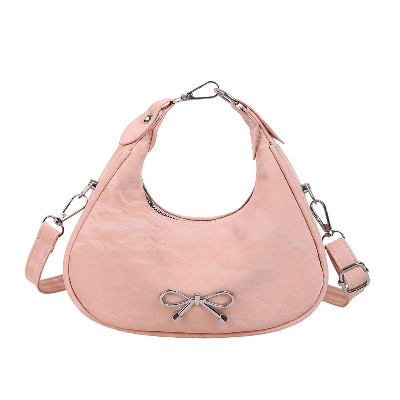 A simple bow underarm bag for women 2025, a new spring style and fashionable single-shoulder bag for commuting Item Picture