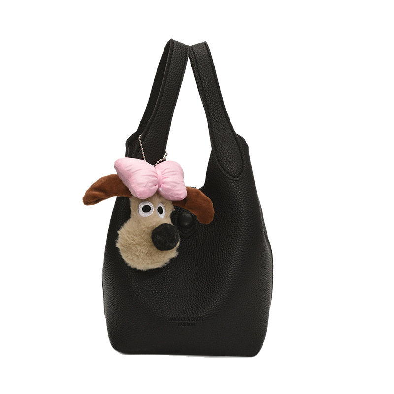 The 2025 new high-end large-capacity hand-held bucket bag is a cute and versatile, fashionable and stylish single-shoulder crossbody bag Item Picture