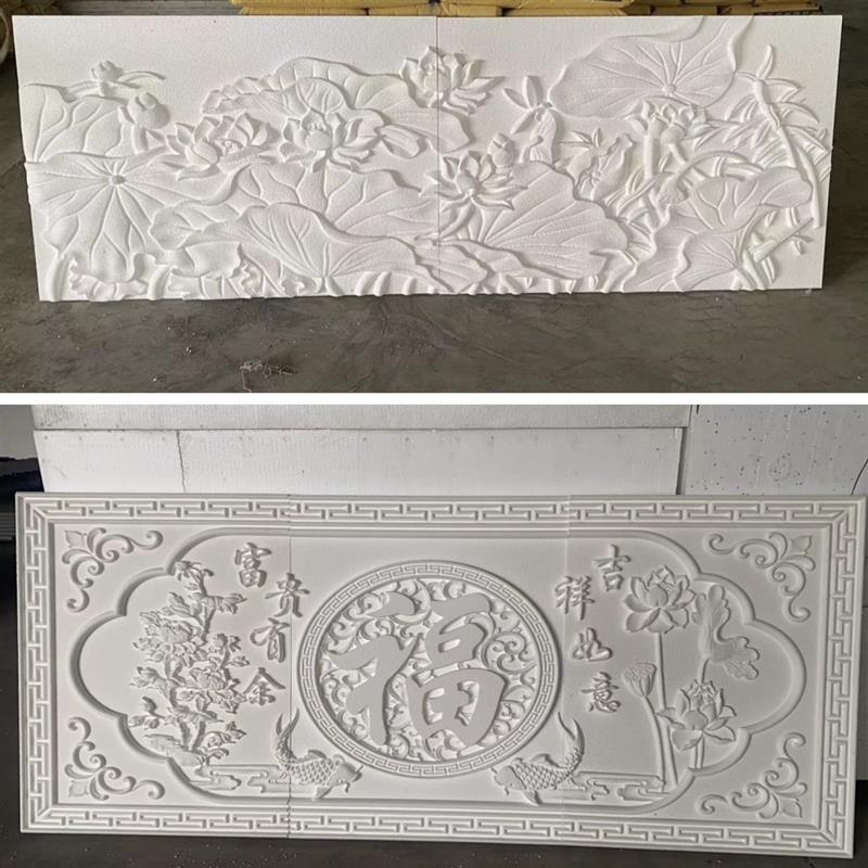 Decorative relief foam high-density mural carved exterior wall EPS carved finished villa three-dimensional can be made in European style Specification drawing