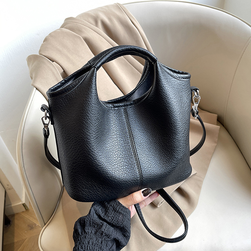 Retro work commuting bag for women, large-capacity 2024 new casual and versatile crossbody bag for women, hand-held mother and child bag Specification drawing
