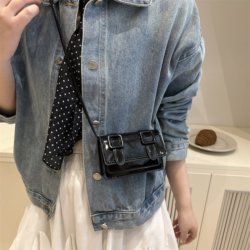 Korean version mini bag 2025 New summer mini single-shoulder bag, texture small square bag, casual underarm crossbody bag Specification drawing