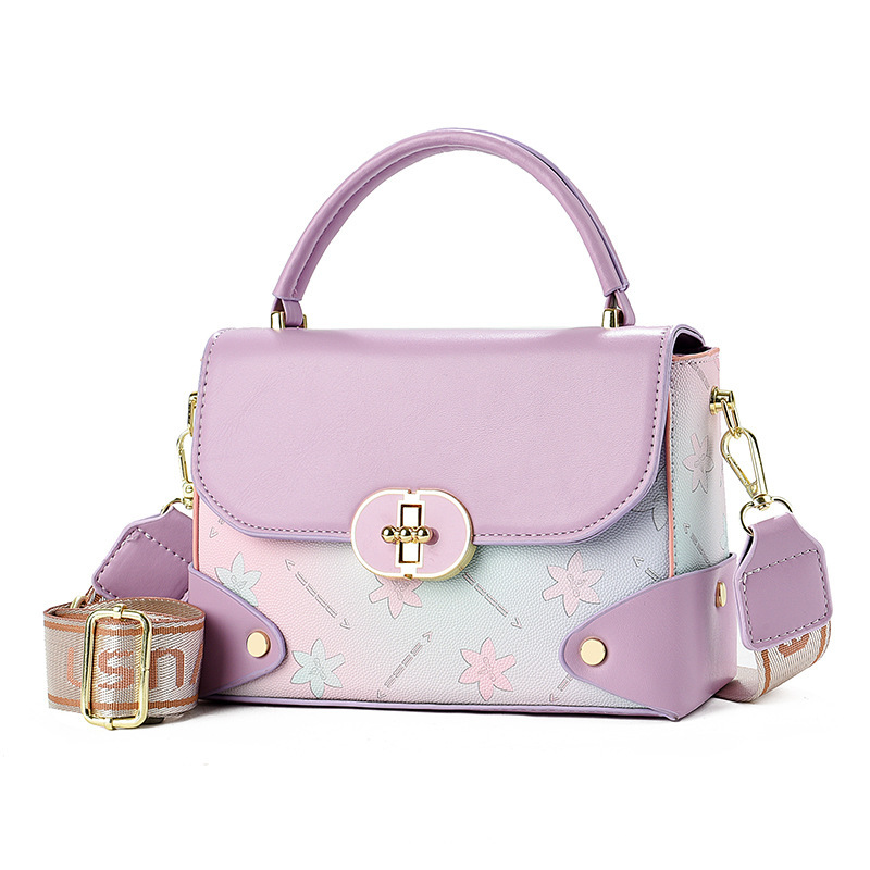 Gradient color box bag 2025 new style trendy high-quality single-shoulder crossbody bag, stylish bestseller hand-held small square bag Item Picture