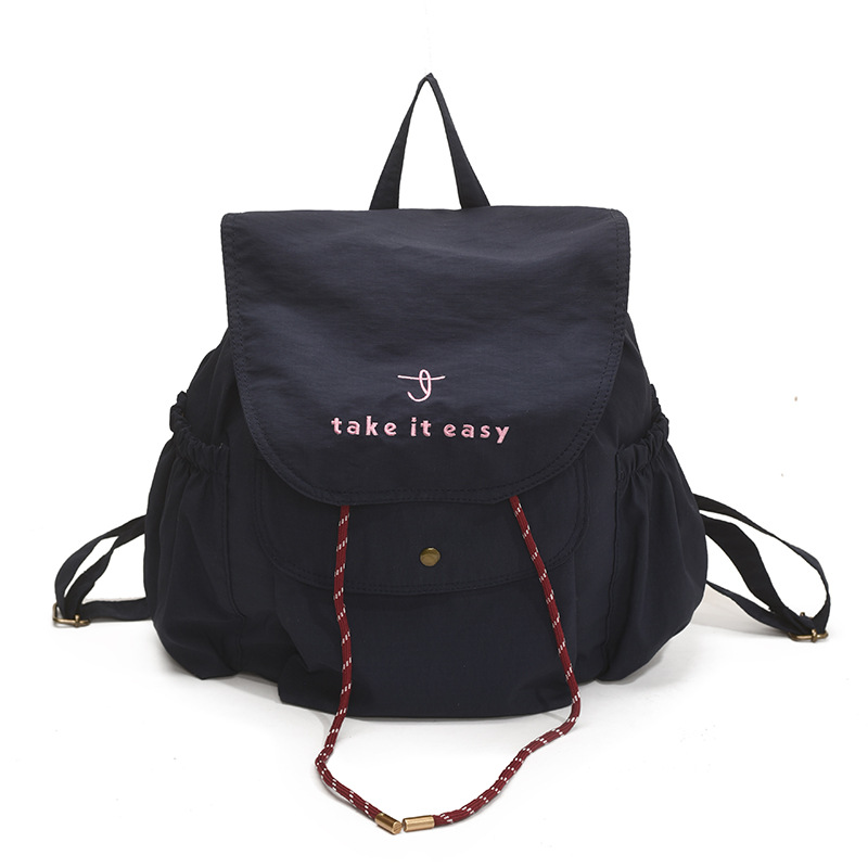 Wholesale of cross-border Oxford cloth backpacks for women, large capacity backpacks, casual college style schoolbags, and commuting and travel backpacks Item Picture