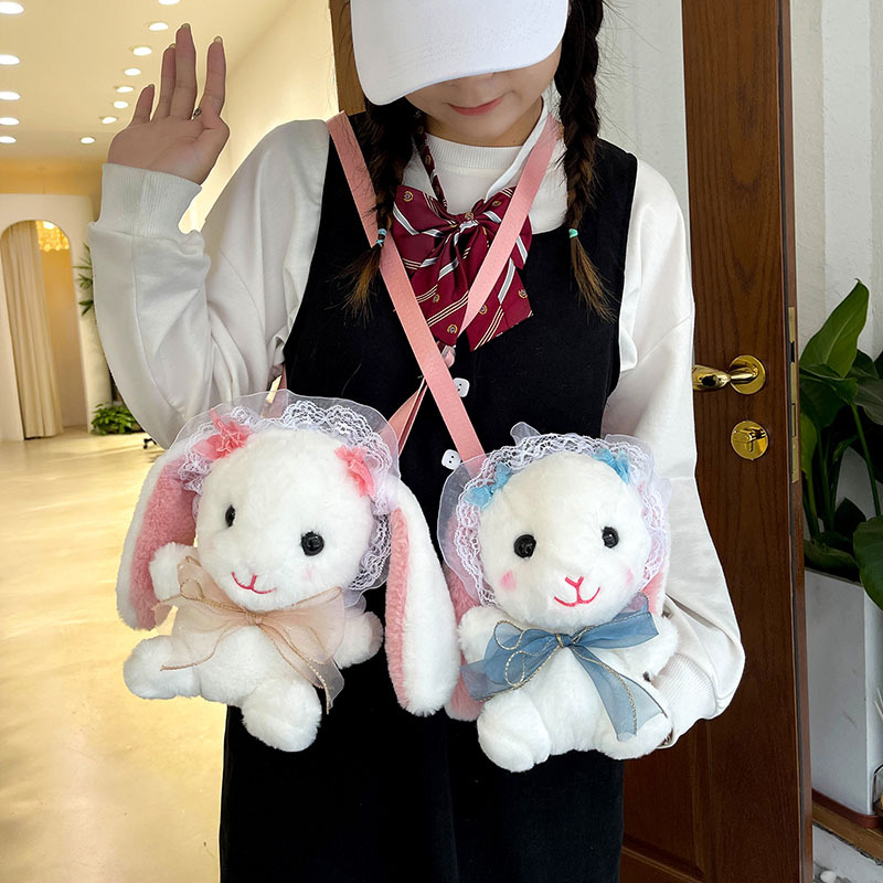Cute Lolita bear dolls, teddy bear figurines, small plush toys, claw machine dolls wholesale details Picture