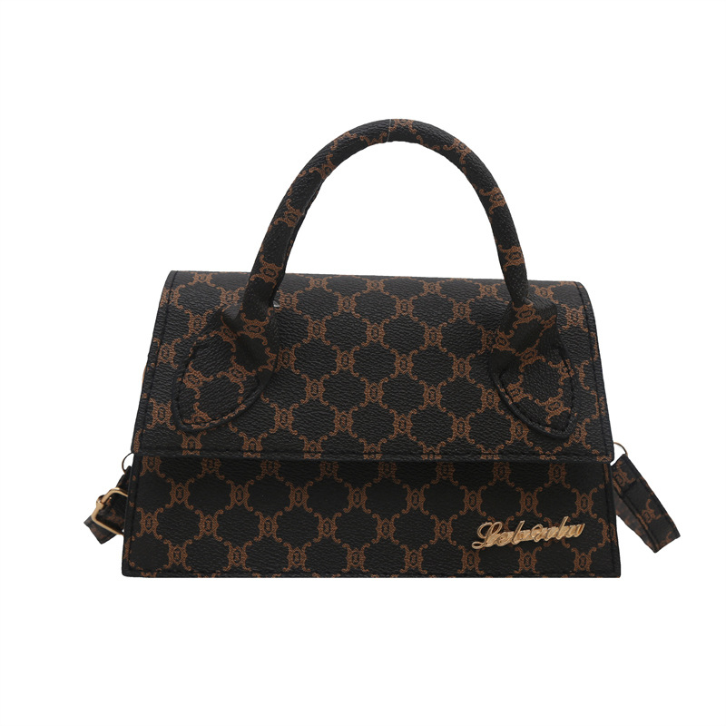 The new 2025 retro, simple and fashionable, casual and casual commuting hand-held, crossbody and small square women's bag has been launched Item Picture